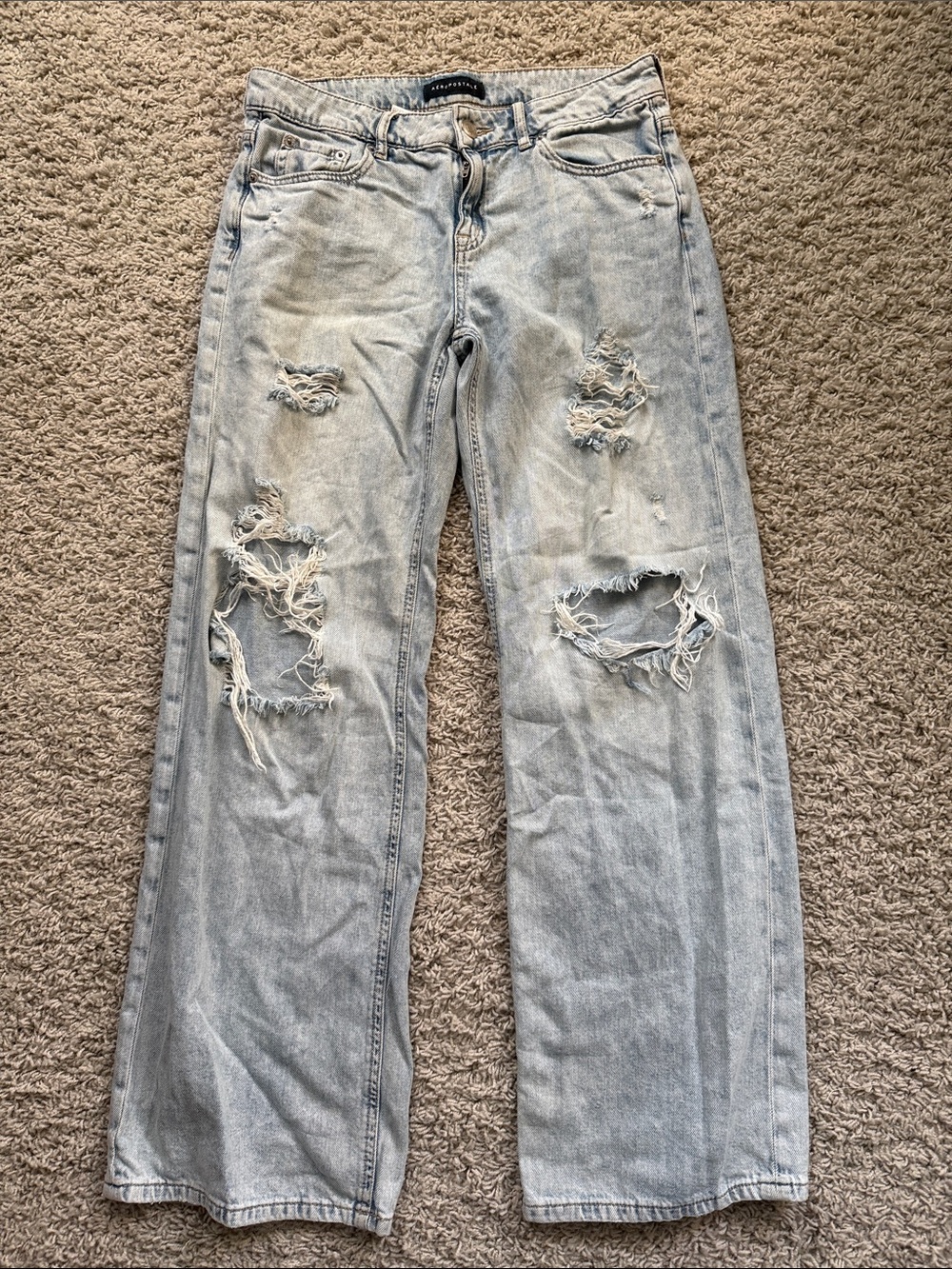 Aeropostale Baggy Wide Leg Jeans